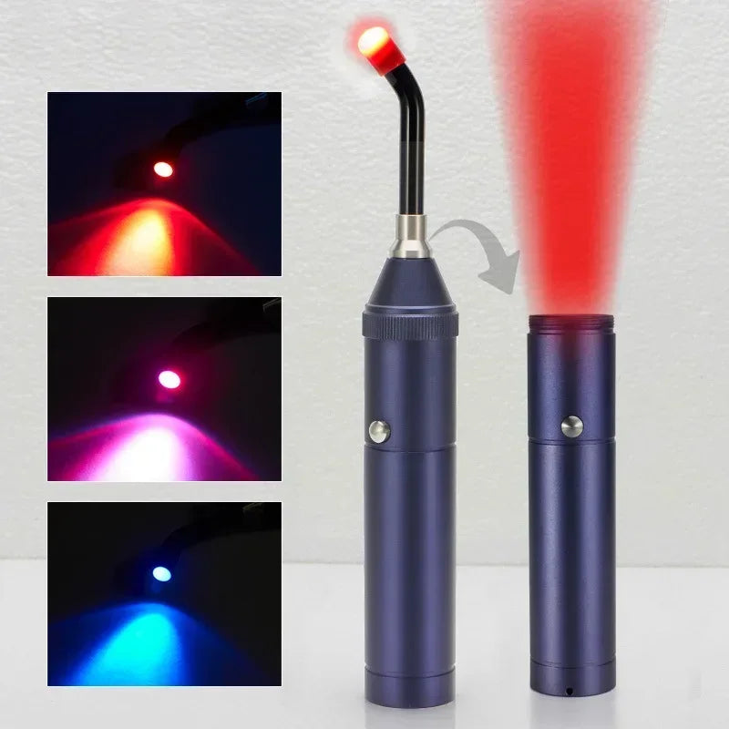 3-in-1 Red & Blue Light Therapy Wand
