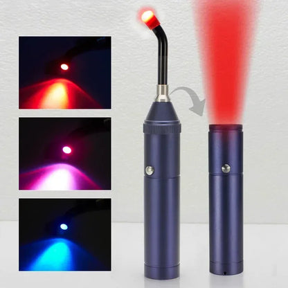 3-in-1 Red & Blue Light Therapy Wand